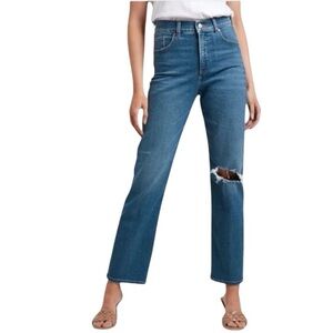 Express Super High Rise Modern Straight Jeans- 8- NWT